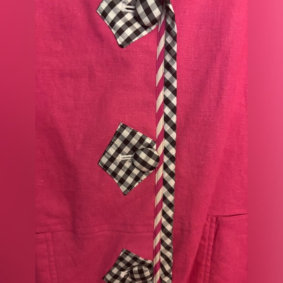 NWT‎ Koos of Course! Womens Reversible Linen Rayon Spandex Silk Pink Jacket Sz L - Picture 9 of 15